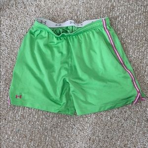 Green Under Armor Shorts